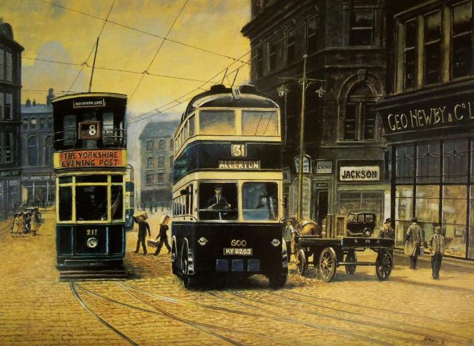 Bradford trolley and tram